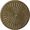 Ekena Millwork Leandros Medallion (Canopies up to 5"), 33 1/8"OD x 3 1/2"ID x 1 3/8"P, Mississippi Mud Crackle CM33LEMMC - alternate 1